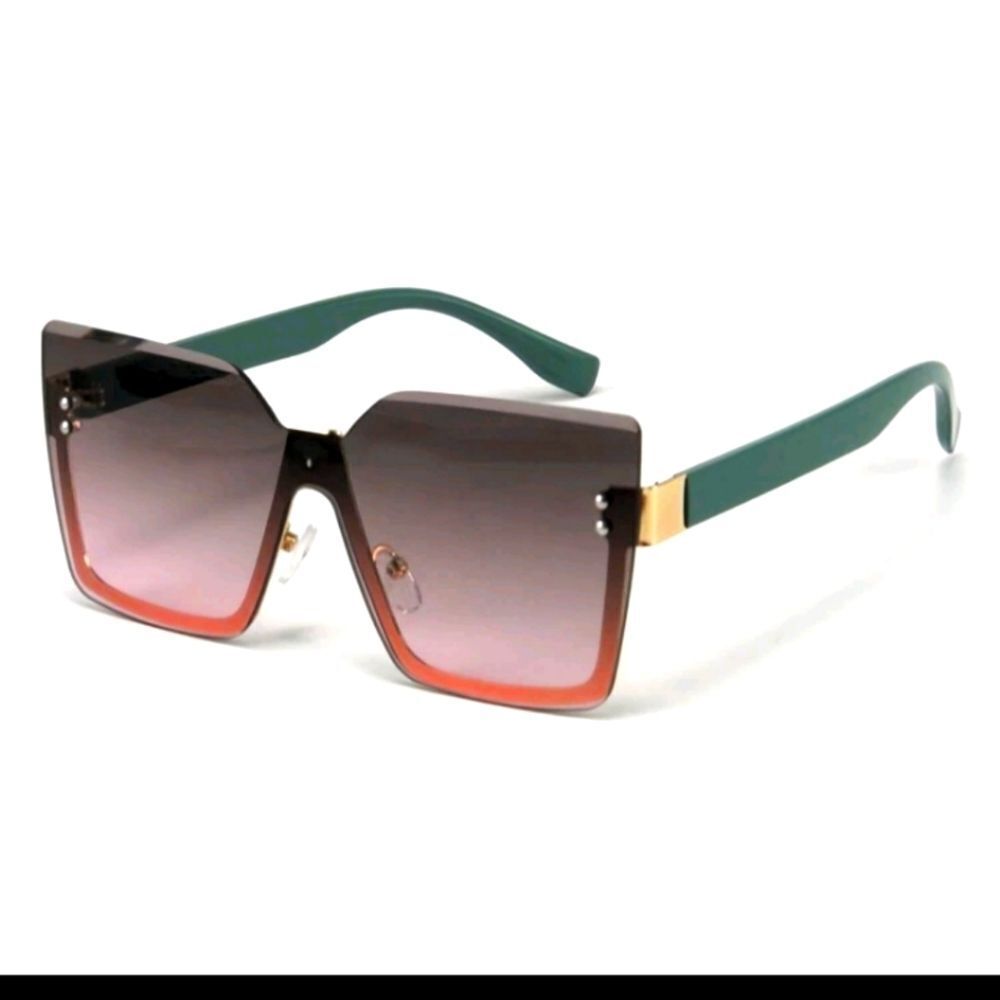 Fashionable Rimless Metal Frame Glasses